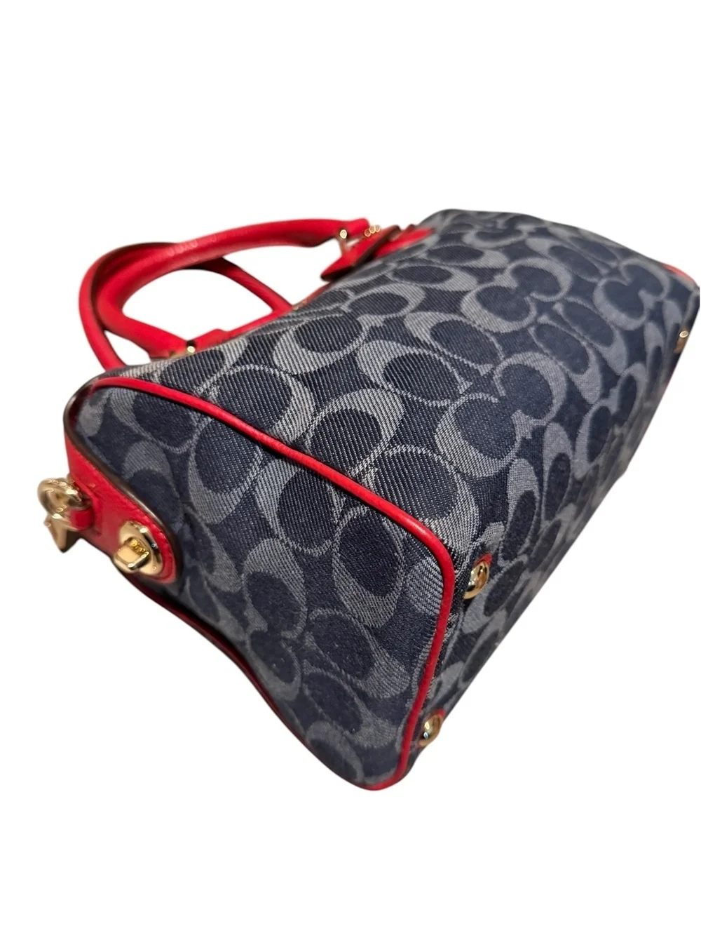 Coach signature denim